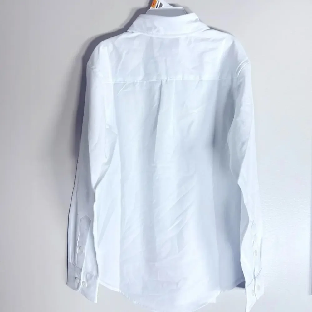 Nautica Boys 'XL 18-20 Synthetic Woven Long Sleeve Shirt boys Uniform Boys S8